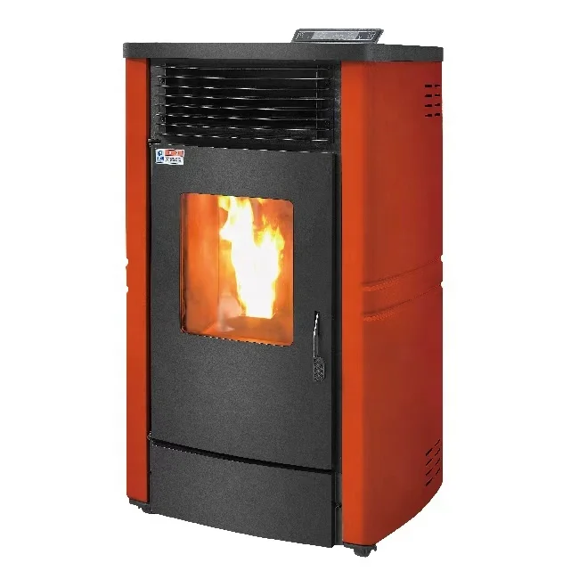 European Style Freestanding Small Wood Pellet Heating Stove 11.2KW Eco-Friendly Low Price