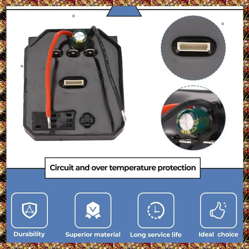 BTCL Universal Bürstenloser Elektroschrauber Zubehör Steuerplatine 18V Lithium-Batterie-Controller Geschwindigkeitsregelung