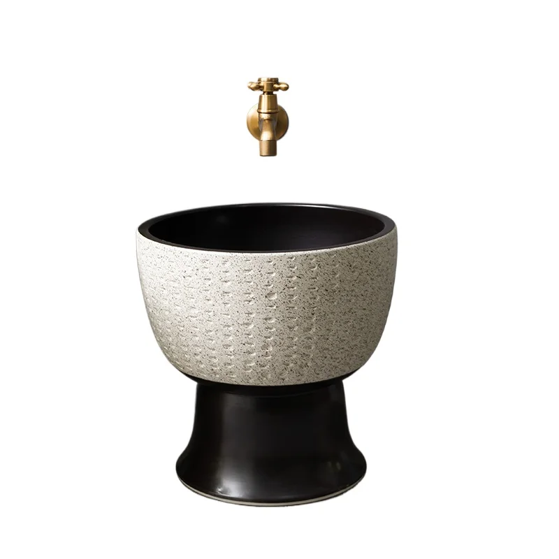 

Креативная ретро новая керамическая швабра для бассейна, дома, балкона, швабры для бассейна, открытый двор, сад