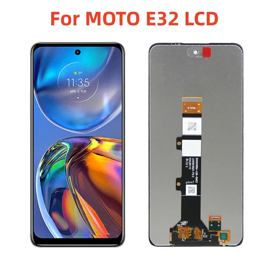 

6.5“ Original E32 LCD For Motorola Moto E32 LCD Display Screen Touch Digiziter Assembly For MOTO E32 LCD With Frame