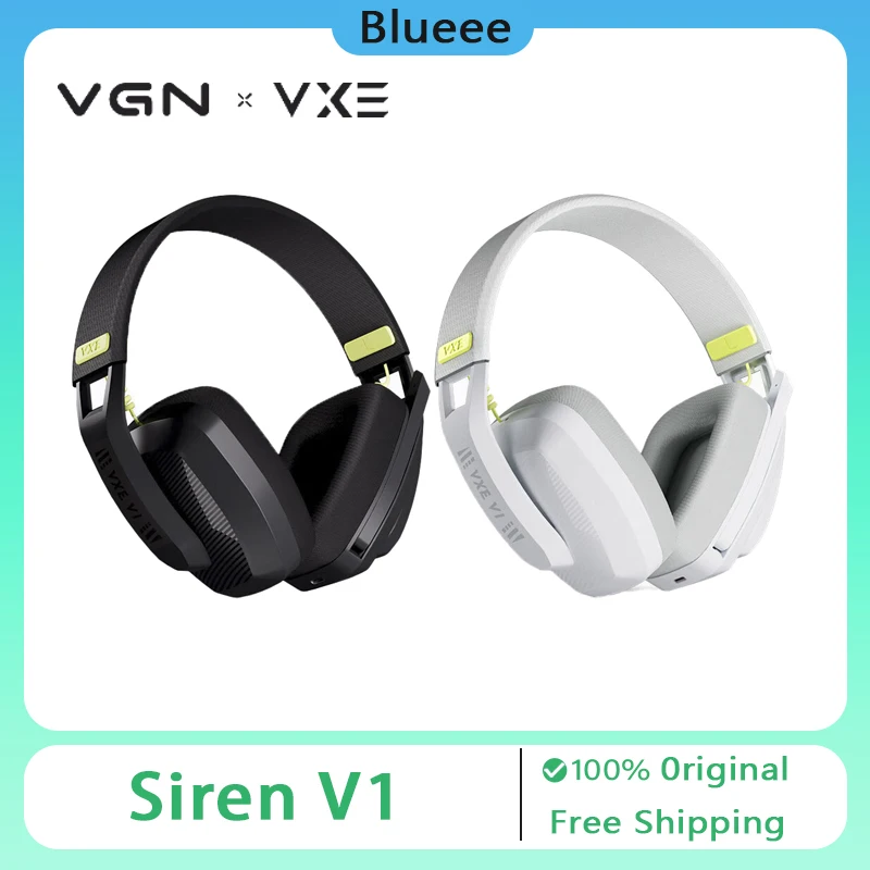 

VGN VXE Siren V1 Bluetooth Headset Lightweight 2.4g Dual-mode Headphone with Microphone Computer Gaming Headset PC Accessories