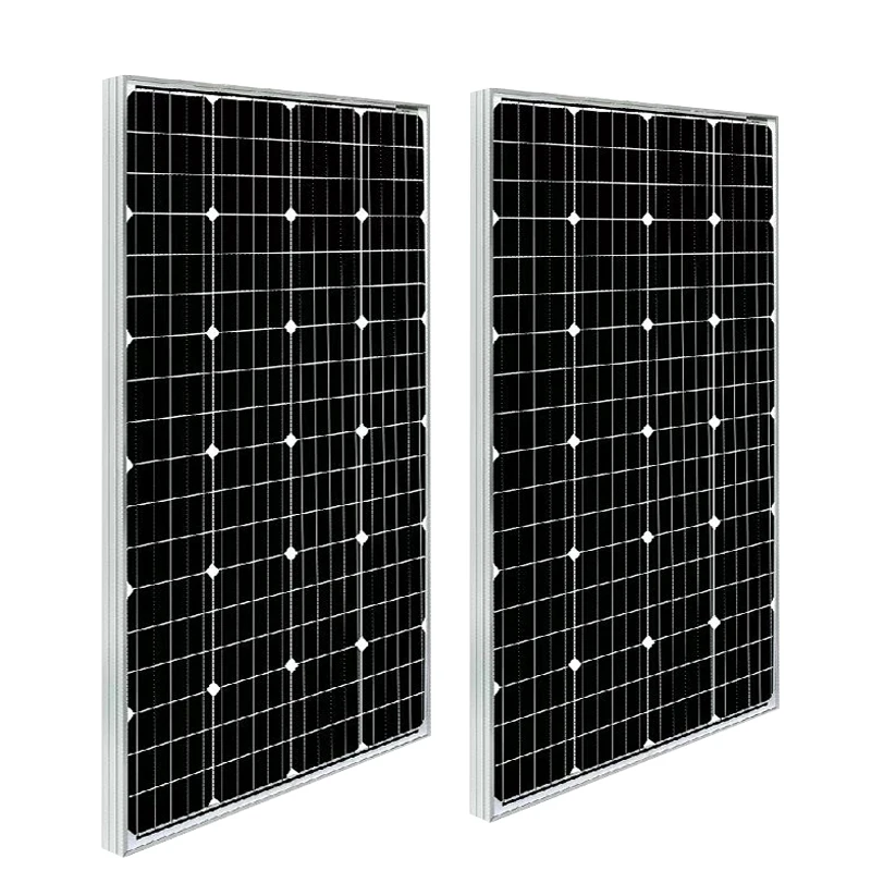 

Monocrystalline Glass Solar Panel 18V 100W 200W 300W 140w 280W 185W 36pcs Solar Cell Solar Home System 12V 24V battery charging