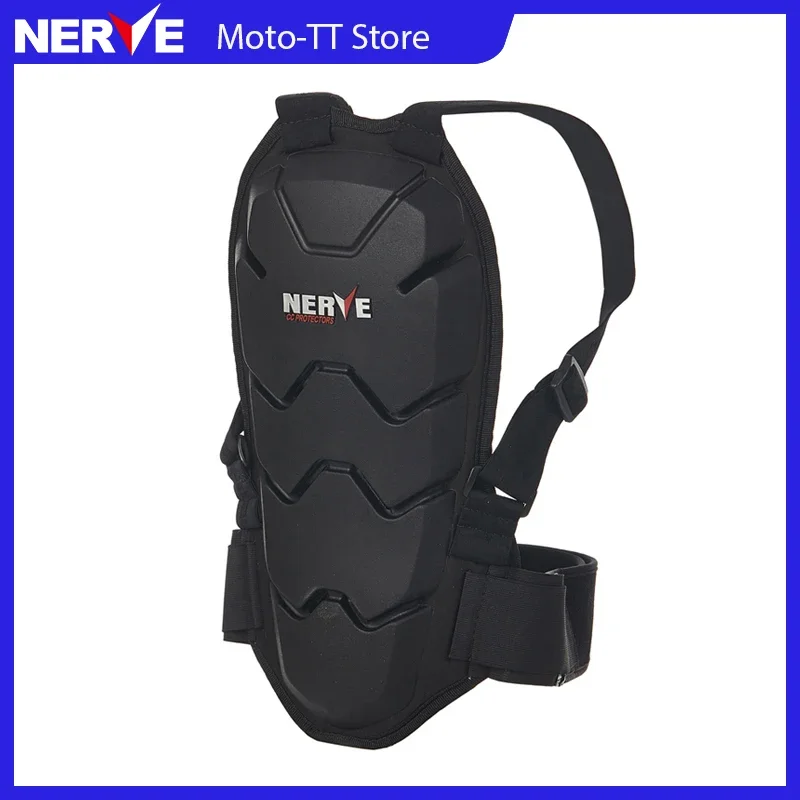 NERVO-Armadura Traseira para Motocicleta Off-Road, Prevenção de Queda, Absorção Respirável, Equipamento de Proteção