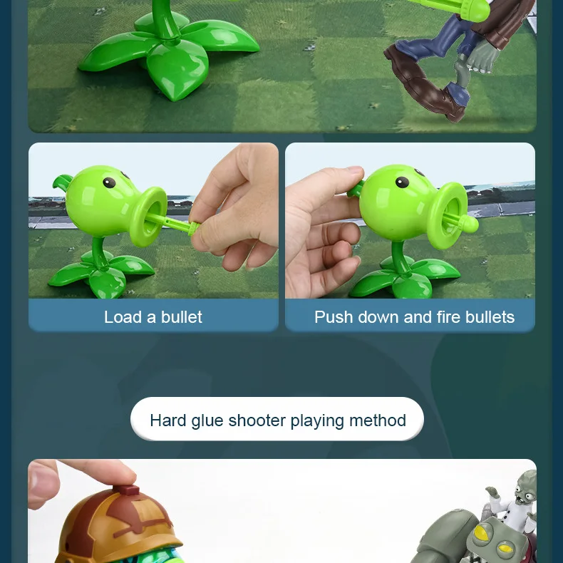 PVZ 2 Character Mini Figurine Complete Collection Peashooter Figure Scene Map Accessory Indoor Decor Holiday Collectible Gift