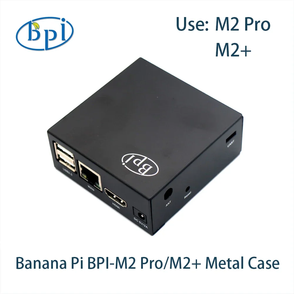 

Металлический корпус MiiBestODBanana Pi BPI-M2+/M2 Pro для одноплатных аксессуаров Banana Pi