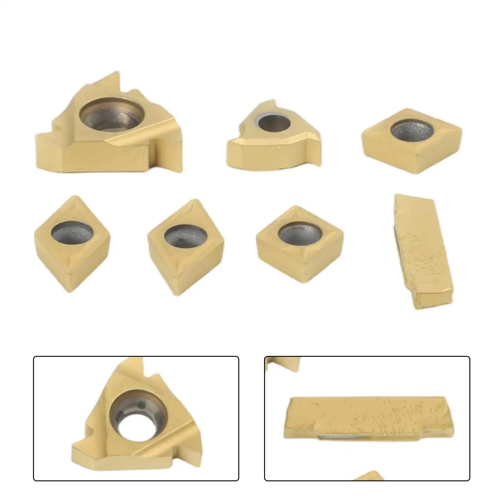 7pcs Set Turning Tools Carbides Inserts For 12mm Shanks Lathe Boring Bar Holder Sets Kit CCMT060204 11IR 16ER MGMN200 DCMT070204