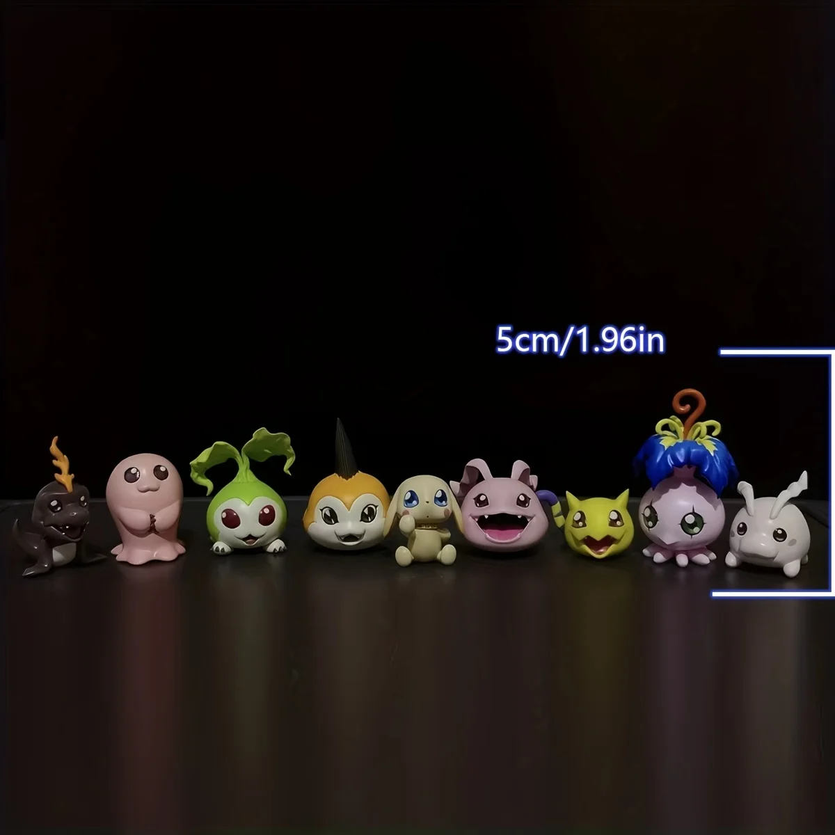 2-5cm anime digimon aventura figura gabumon pyocomon koromon mochimon figuras de ação pvc estátua coleção modelo brinquedos presentes