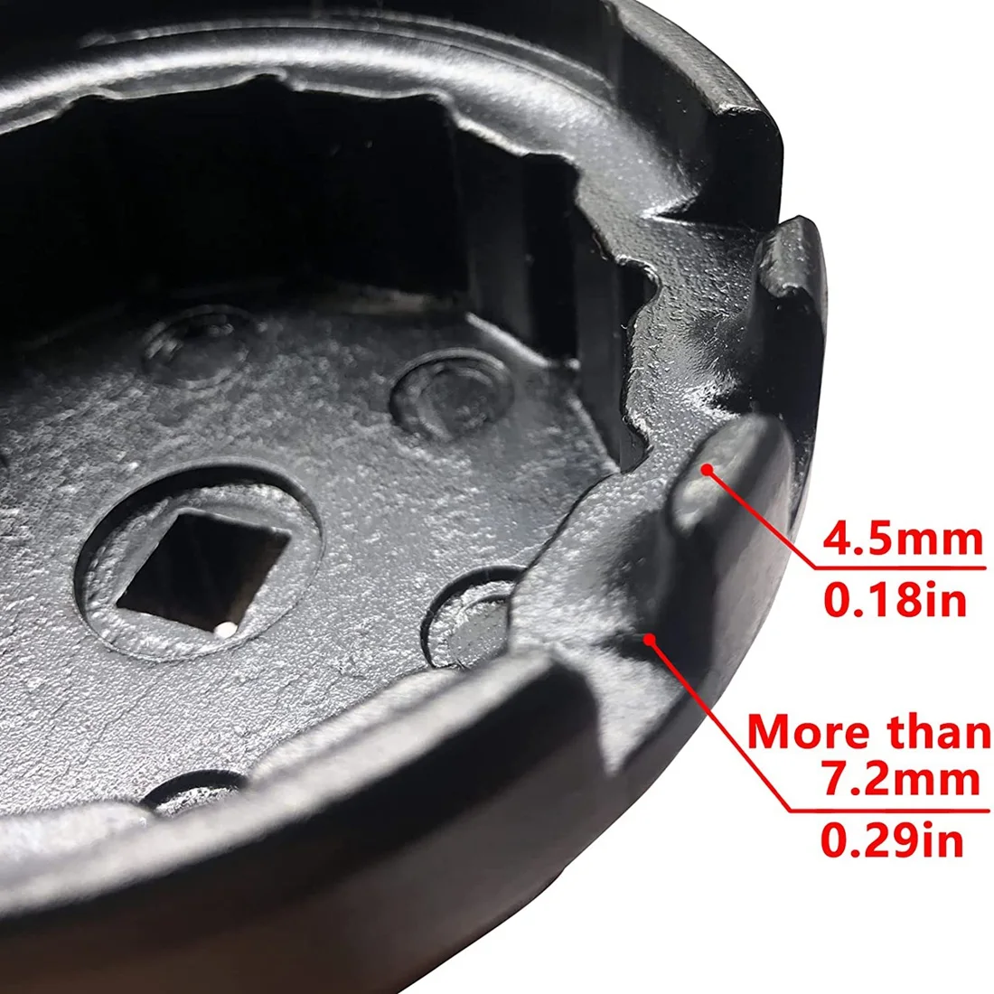 

Oil Filter Cap Wrench 14 Flutes 4 Slots Removal Tool For Toyota Camry RAV4 Highlander 2.5L-5.7L Engine-AT80