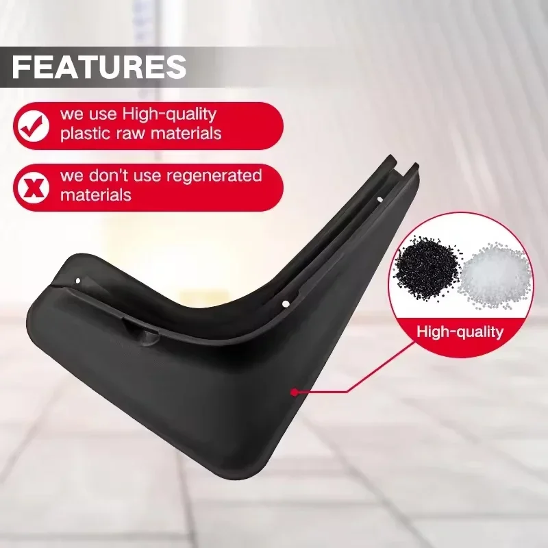 4PCS Car Mud Flaps For Toyota Veloz 2021-2025 Waterproof Anti-Splash Fender Mudguards Auto Exterior Accessories 3