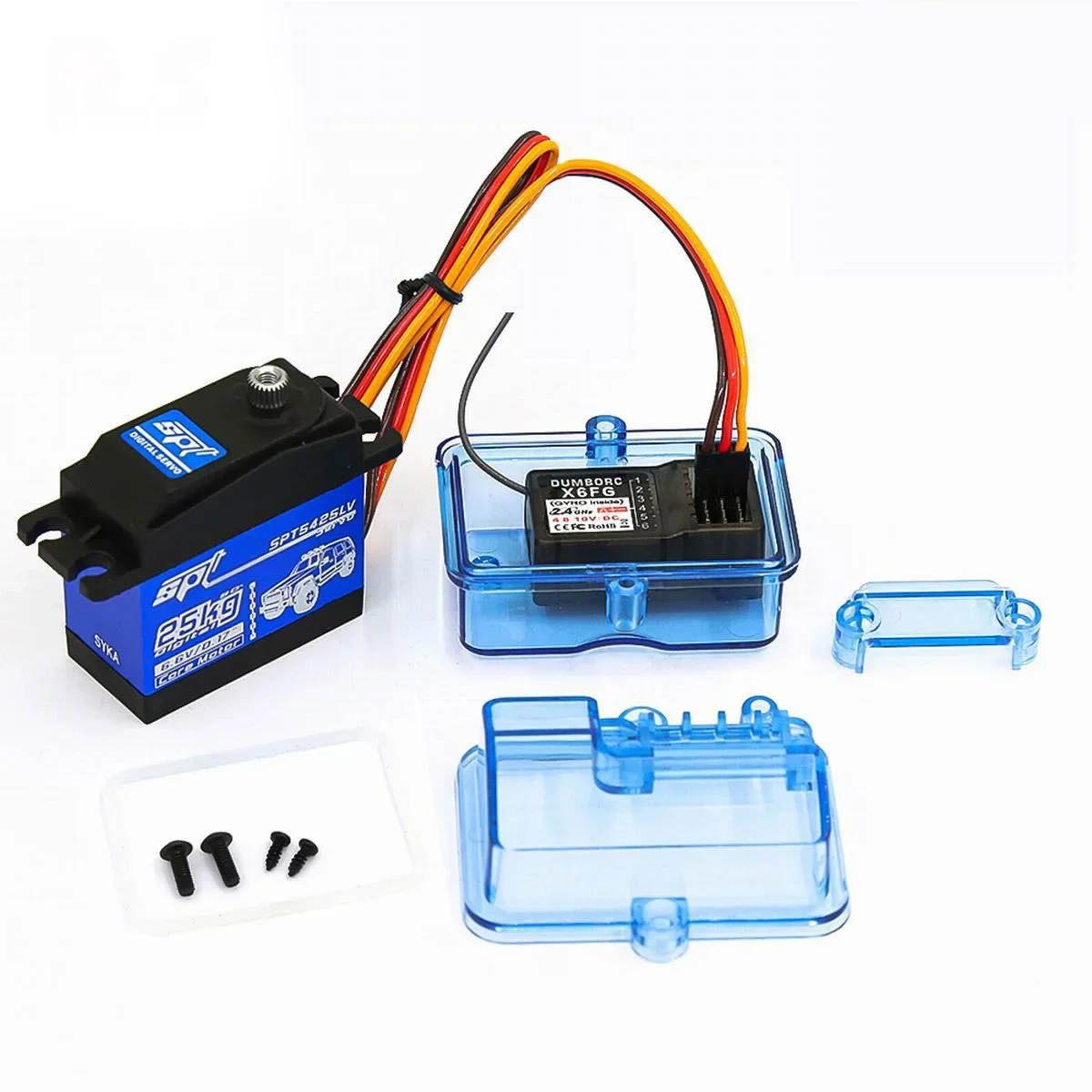 Waterproof Receiver Box For Traxxas Slash 4X4 Huanqi 727 Slash HPS RC Car Boat Plant Protection Drone Agriculture FPV