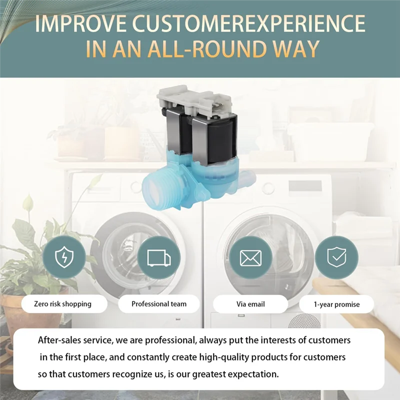 جودة عالية ث 11036930 صمام ماء للغسالات موديل دبليو 11316256 ، AP 6835737 متوافق، PS 12711564 /EAP 12711564 #5