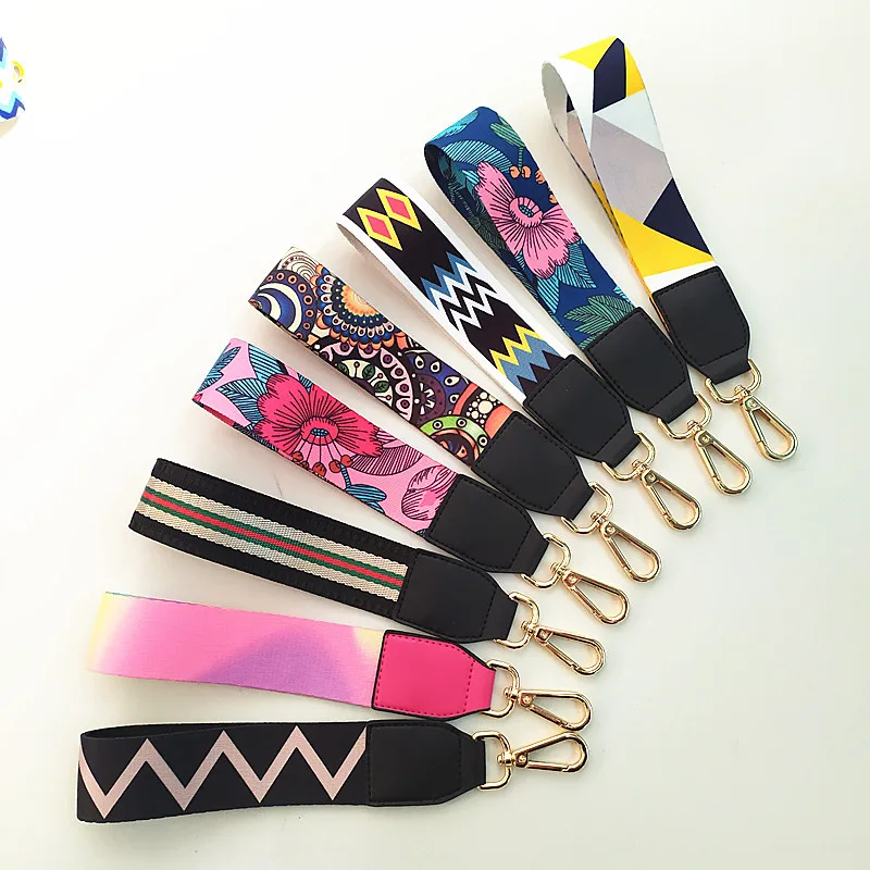 

Разноцветный широкий ремешок для сумочки с брелоком женская сумка ремешок для кросс-боди Сделай Сам крючком аксессуары для ручной сумки