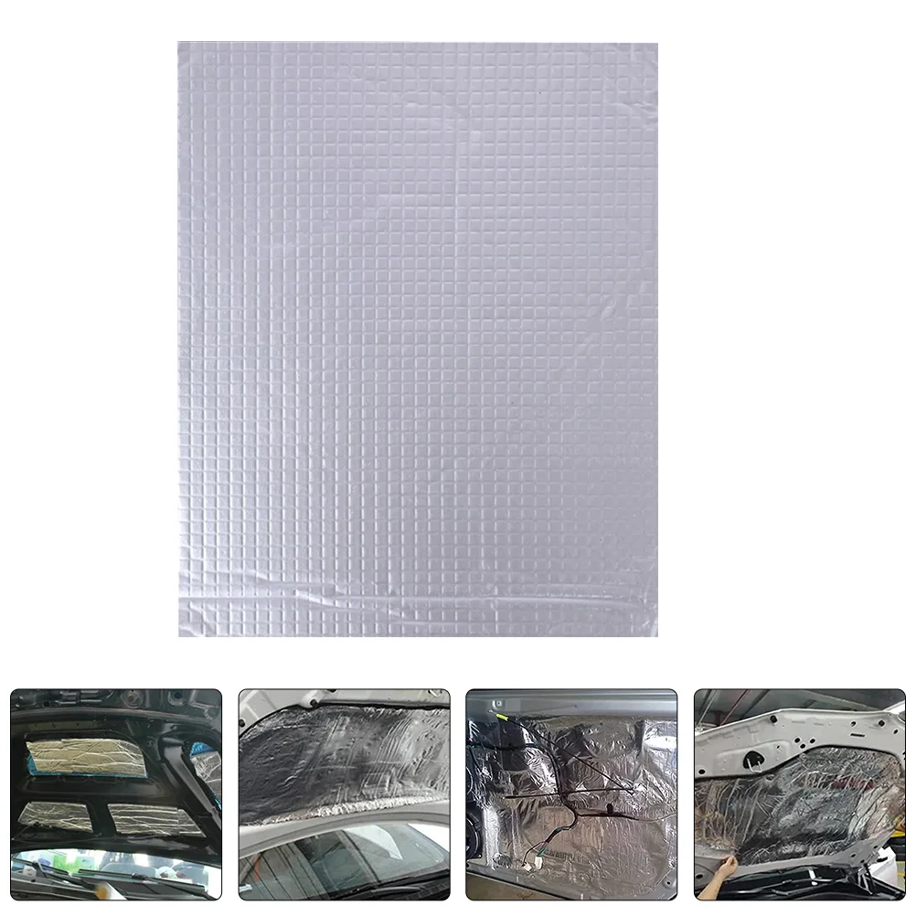 10 Pcs Sound Insulation Pad Proofing Mat Deadening Hood Heat Shield Automotive Padding Car Material