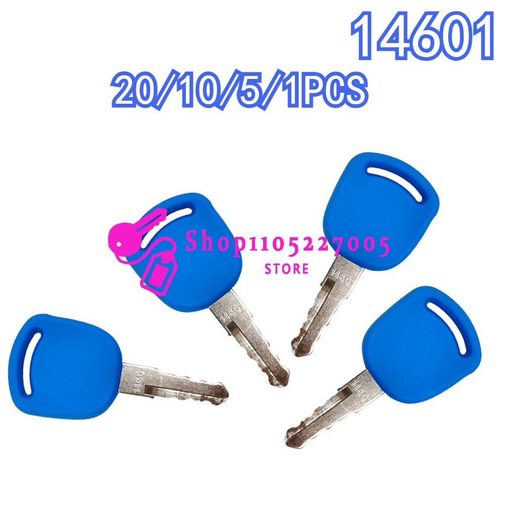 

20/10/5/1PCS Brand New Ignition Key 14601 82003267 Compatible with New Holland Tractor T5030 T5040 T5050 T5060 T6010 T6020 T6030