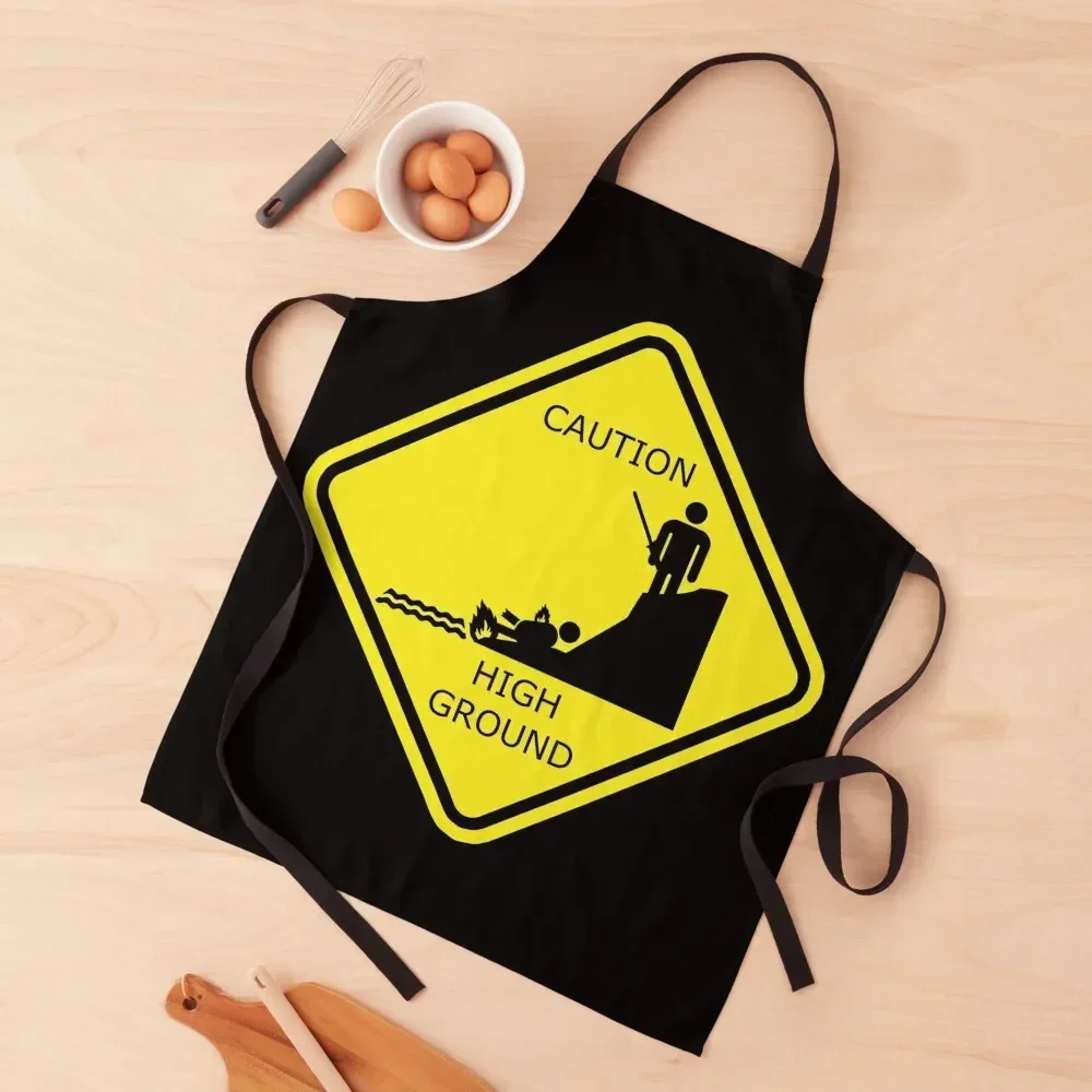 

Caution High ground design Apron Kitchen Man Kitchen bib Restaurant Kitchen Equipment Apron