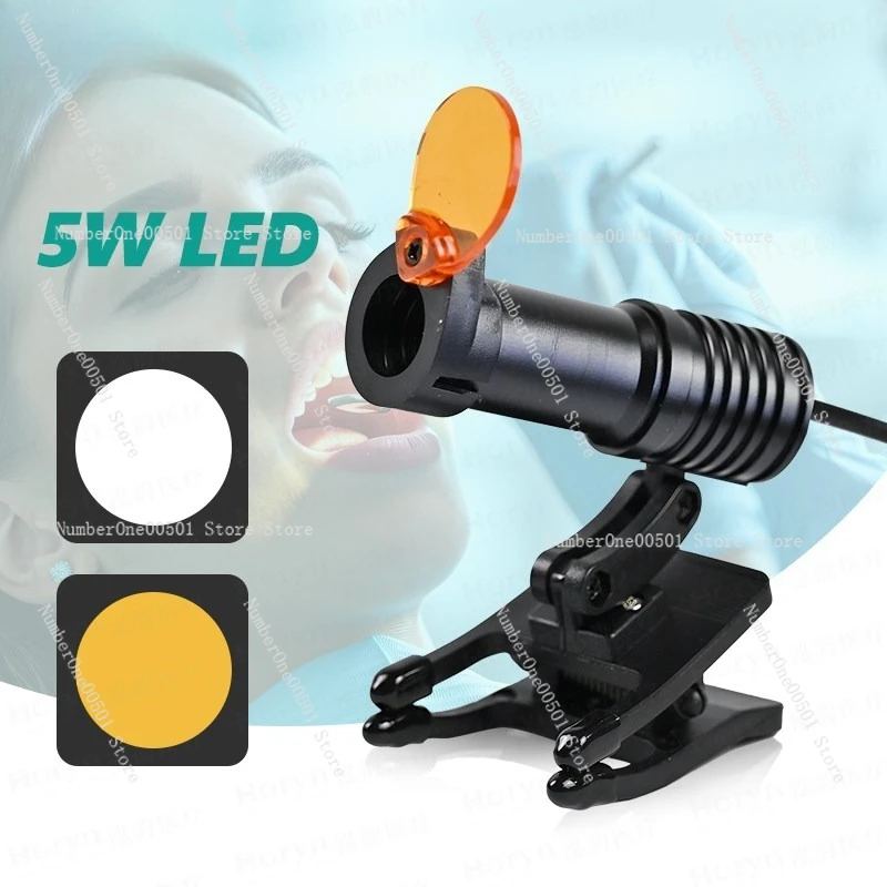 lampada-frontale-medica-dentale-5w-regolabile-con-filtro-per-chirurgia-orl-loupes-e-attrezzatura-per-cura-orale