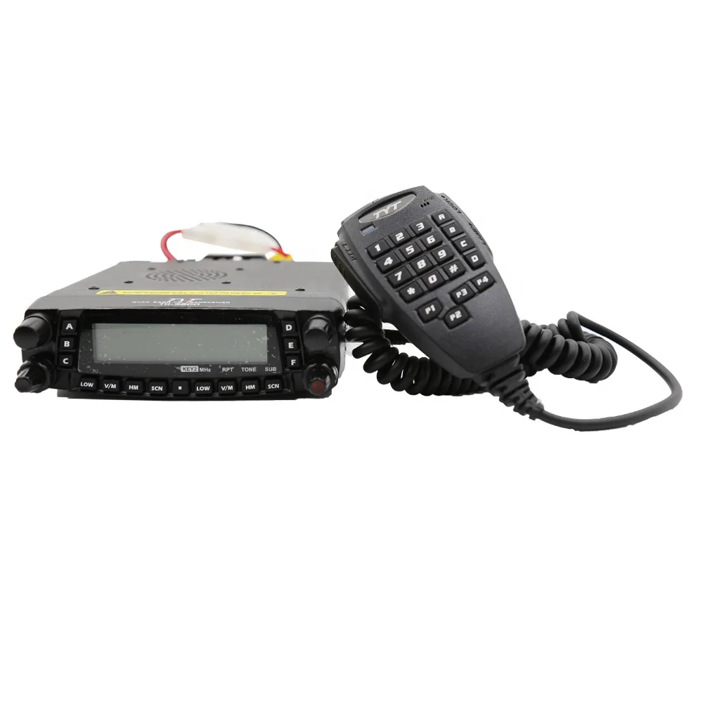 FUJIAN TYT TH-9800 Mobile Transceiver 50W Car Radio Mini Transceiver - Repeater 136-174mhz 400-470mhz TYT TH9800 Black 2 Pcs