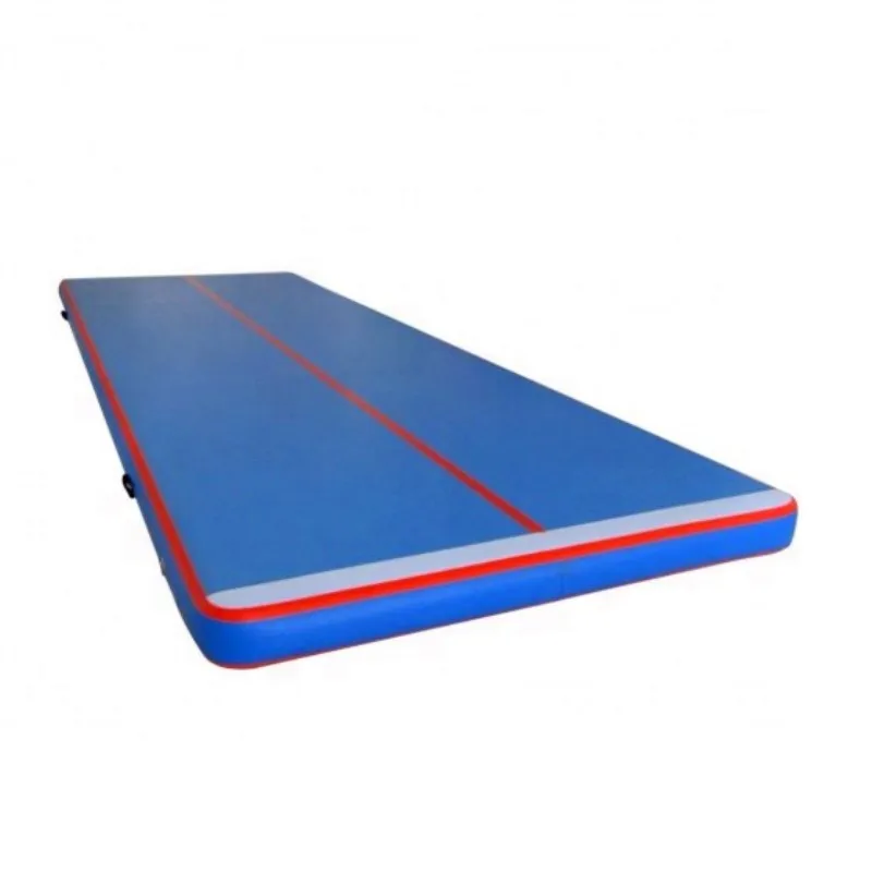 Gratis Verzending 7*1*0.1 m Opblaasbare Gymnastiekmat Professionele Air Track Tumbling Mat met Pomp