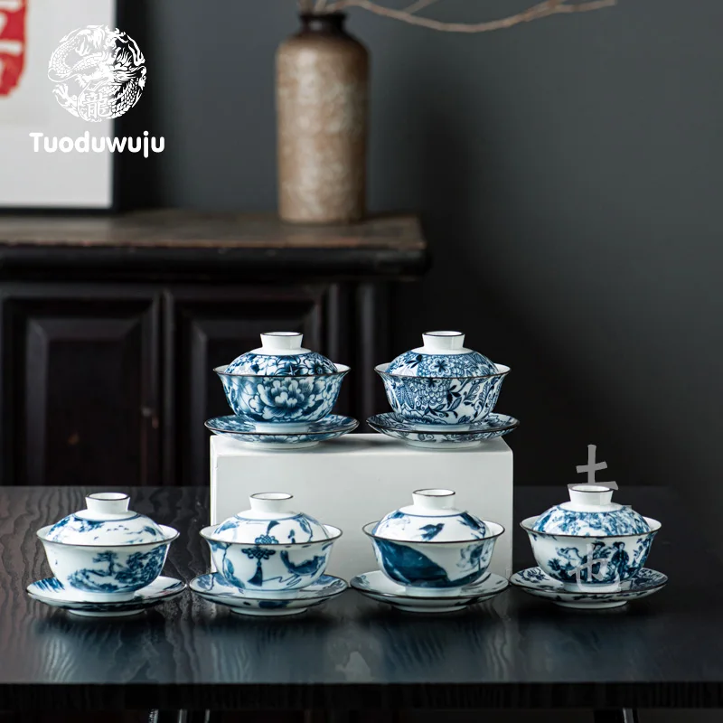 Vintage Blue And Wh… - image