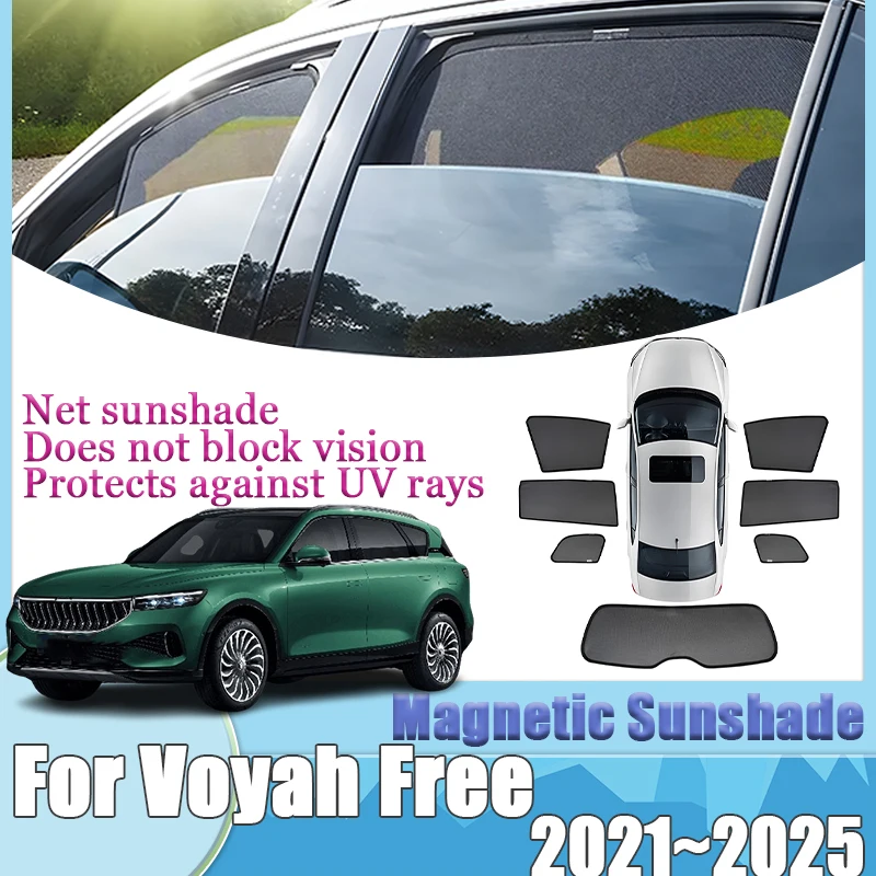 

Car Sunshade For Voyah Free Accessories Rabdan One 2021-2025 Windshield Anti UV Mesh Window Visor Sticker Tools Auto Accessories