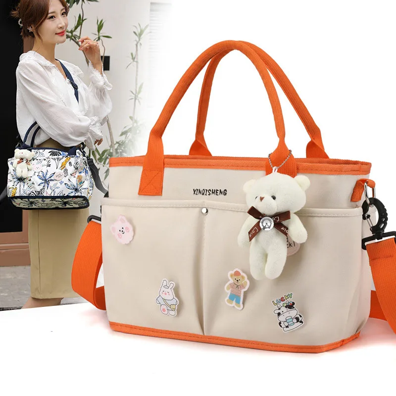 Baby Stroller Organizer Bags Mummy Large Capacity Travel Hanging Bag Bottle Holder Pram Diaper Bags Baby Stroller Accessories