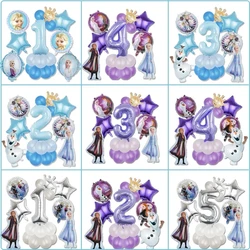 Disney Frozen Children's Theme Party Decoration Balloon Birthday Digital 3D Elsa Princess Olaf