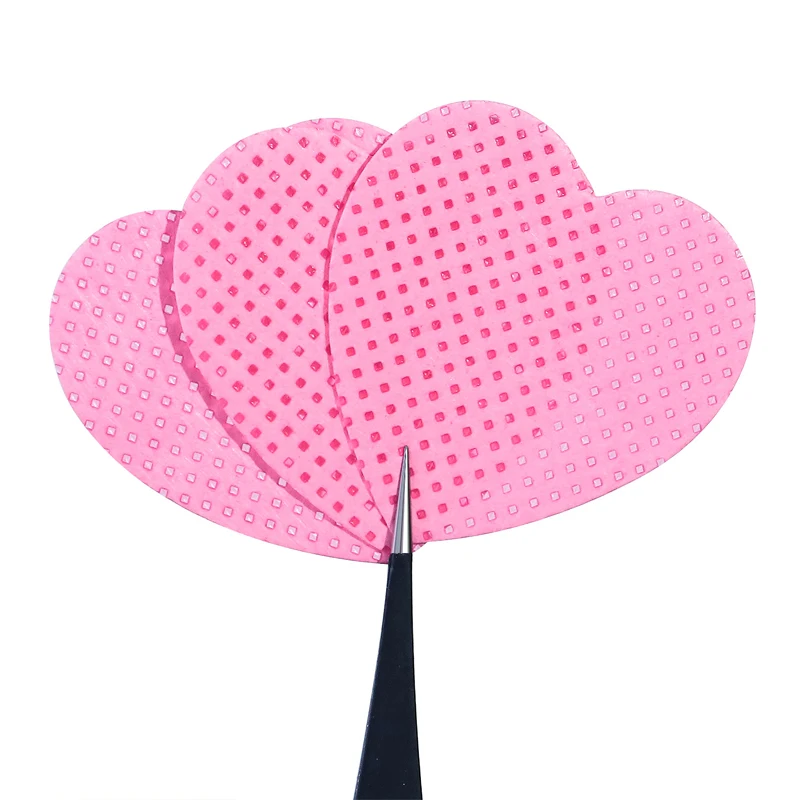 200 teile/schachtel Nagellack Entferner Baumwolle Pad Wimpern Kleber Entferner Wischen Papier Pads Kleber Flasche Mund Reinigung Pad Maniküre Liefert