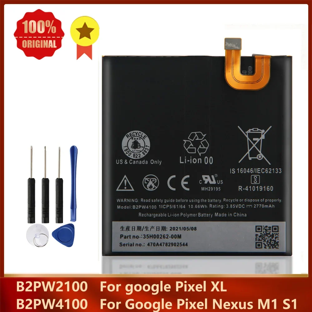 Replacement Battery G011A-B B2PW2100 B2PW4100 For HTC Google Pixel 2 Pixel 2B Muski Pixel XL Nexus M1 Pixel Nexus M1 S1