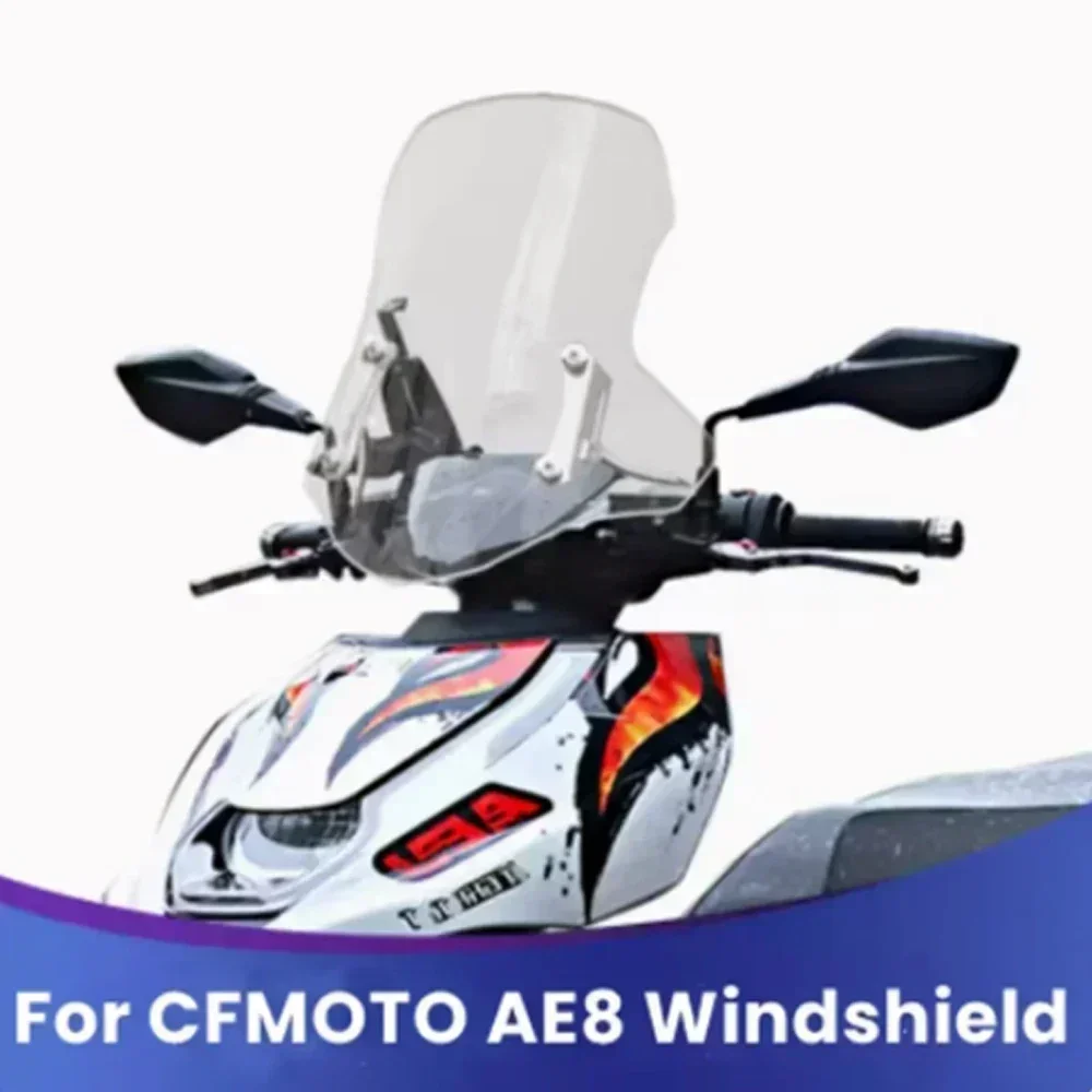 

For CFMOTO ZEEHO AE8 Modified Windshield Chunfeng Electric Motorcycle And Rain Shield