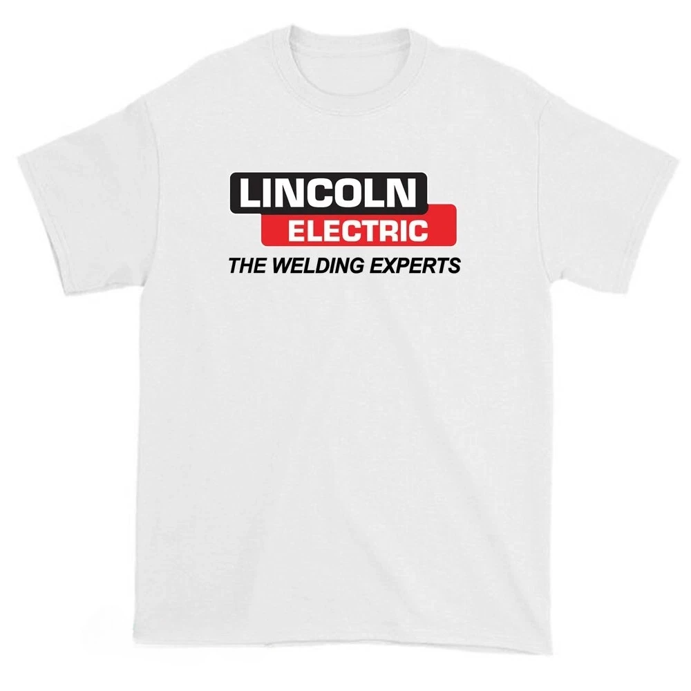 New Lincoln Electric Logo American Funny T Shirt Graphic Cotton Tee Printing High-end Luxury Unisex Style