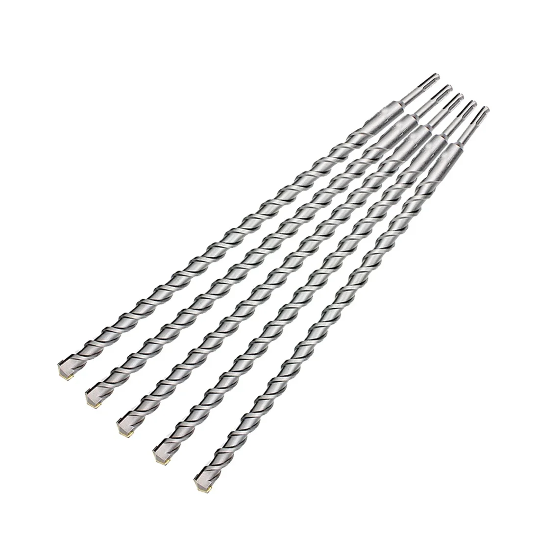 

1pcs 250-500mm Chrome Steel Impact Drill Bit Cement Drill Hole Saw Wall Drill Square Shank for Construction Site