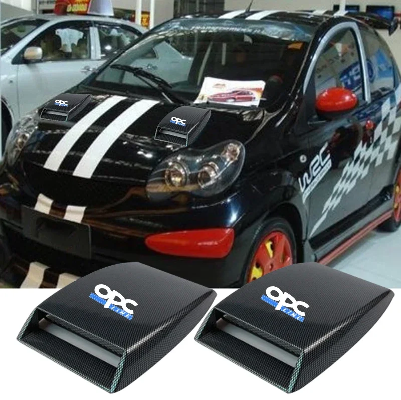 2 шт. модификация автомобиля, накладка на капот для Opel Meriva Corsa Astra Vivaro Signum Insignia Mokka Adam Combo Junior