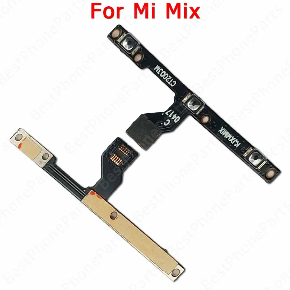 For Xiaomi Mi A2 Lite 6X A3 Mix 2 2S Max 3 4 A1 5X Power On Off Side Button Volume Replacement Spare Parts Flex Cable