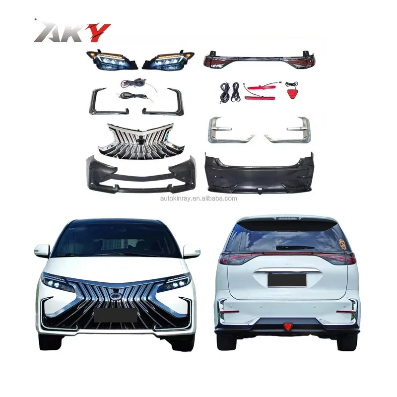 

Body Kits for Toyo-ta Previa Estima Bodykit 2006-2016 Facelift PP Front Bumper Led Head Lights Tail Lights N