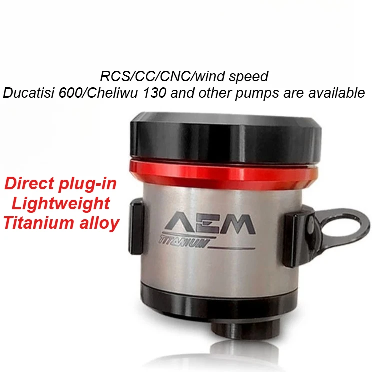 AEM oil cup integrated titanium alloy for Brembo RCS/CC direct push up pump brake AEM oil pot