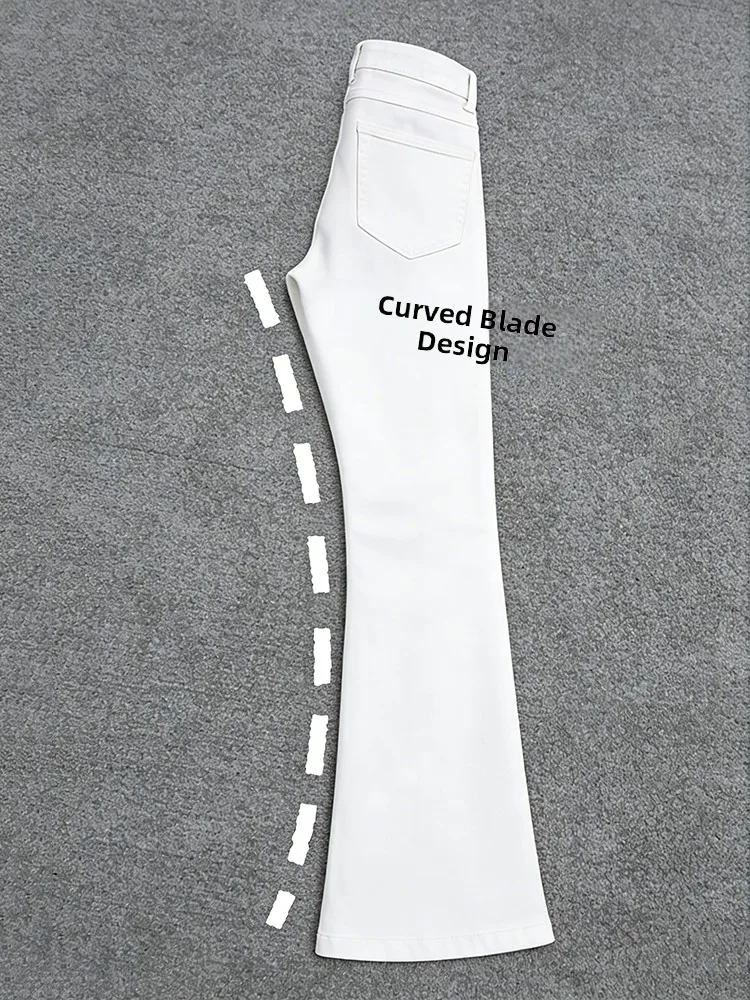 

Мужские джинсы White Willow Blade Straight Leg в американском стиле High Street, зауженные, с расклешением, повседневные, из смесового хлопка и полиэстера
