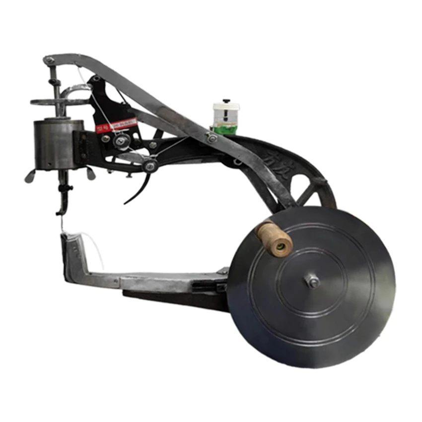 Máquina de Costura Lateral Manivela Elétrica Dupla Finalidade Reparo de Sapatos Material Grosso Especial 220v 400w