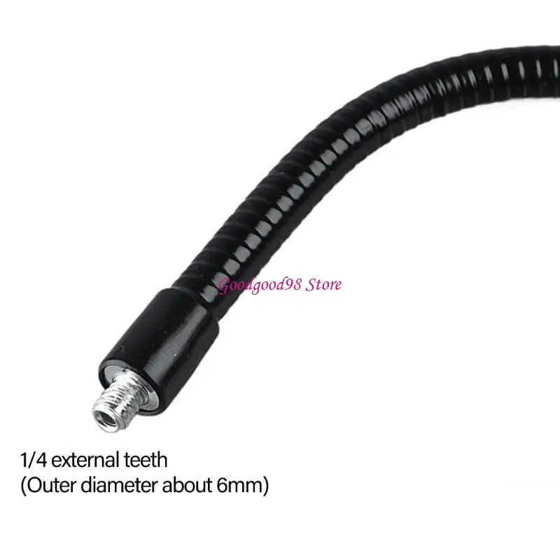 

1/4 Inch to 3/8 Inch Male Thread Soft Light Flexible Conduits Metal Silicon Tube W8EC