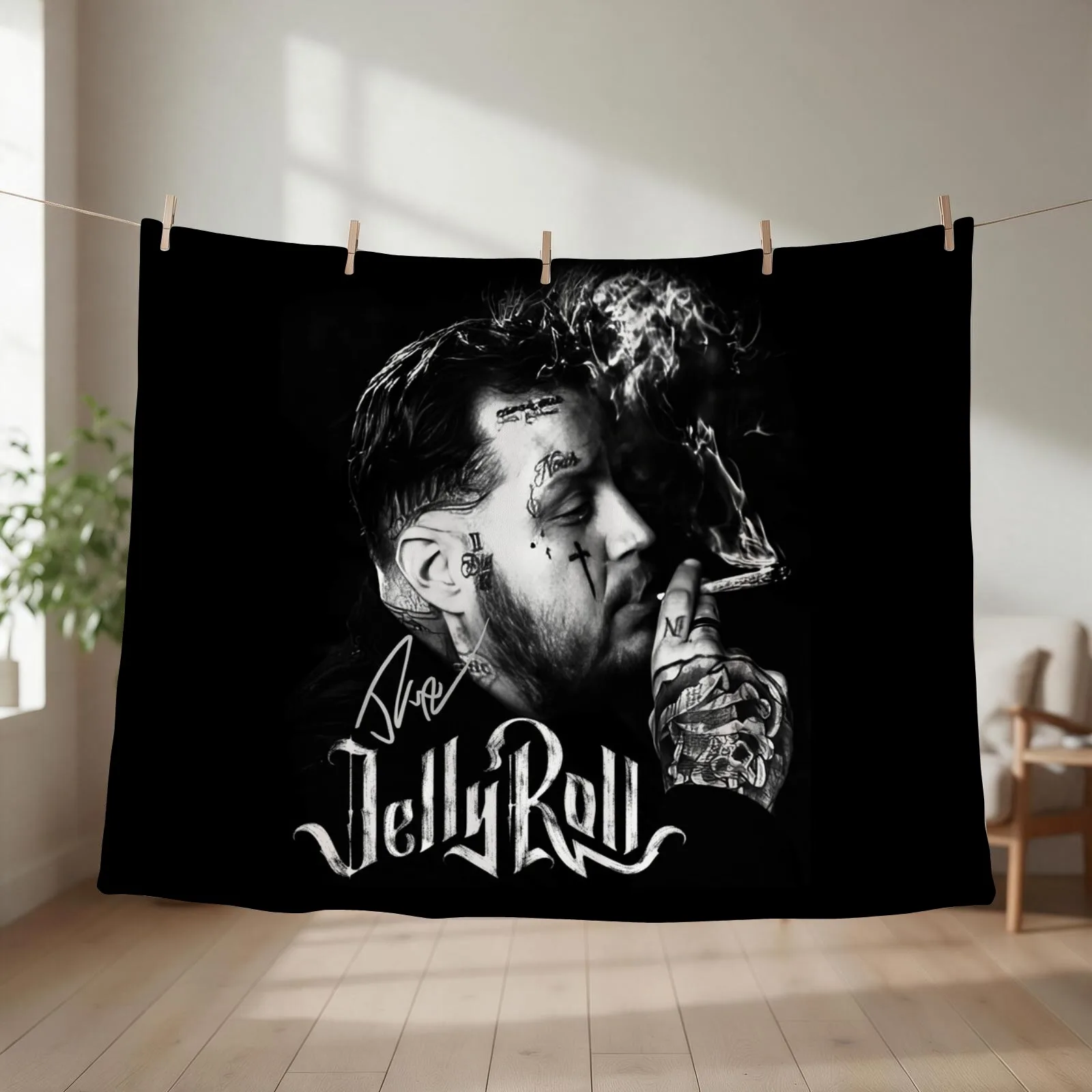 Jelly Roll Vintage Throw Blanket couch cozy soft plush fuzzy picnic outdoor blanket
