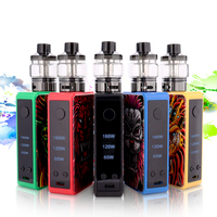 160W Vape Box Mod Kit Electronic Cigarettes 160W Power Adjustable 2200mah Battery 3.5ml  Atomizer Vaporizer Vaper