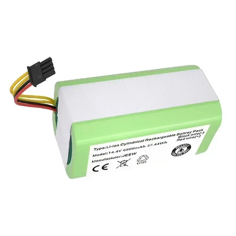 2022 nueva batería de iones de litio de 14,4 v 6800mAh para Cecotec Conga 1290 1390 1490 1590 aspiradora Genio deluxe 370 gutrend echo 520