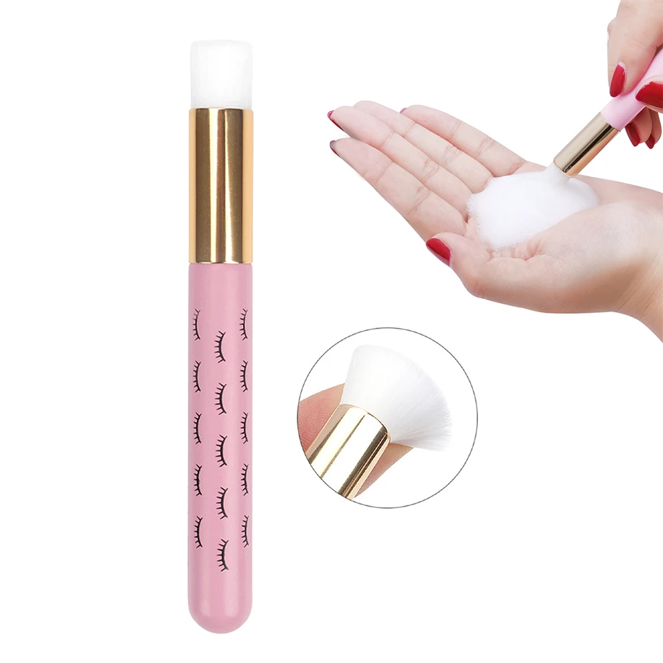 13 Piezas Kit de Limpieza para Extensiones de Pestañas 5 en 1 Cepillo Jabón Espuma Botella de Lavado Set Varita para Cejas y Pestañas Parches para Ojos 4