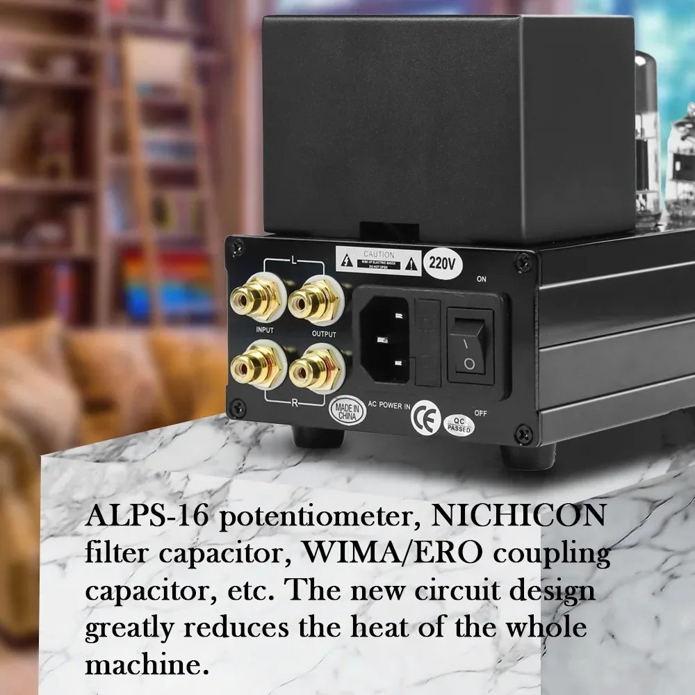 Little Dot MK2 MK 2 HIFI Headphone Vacuum Tube Audio Earphone Amps DAC Amplifier EXQUIS 6J1 6N6 Lamp Headset Amplifier