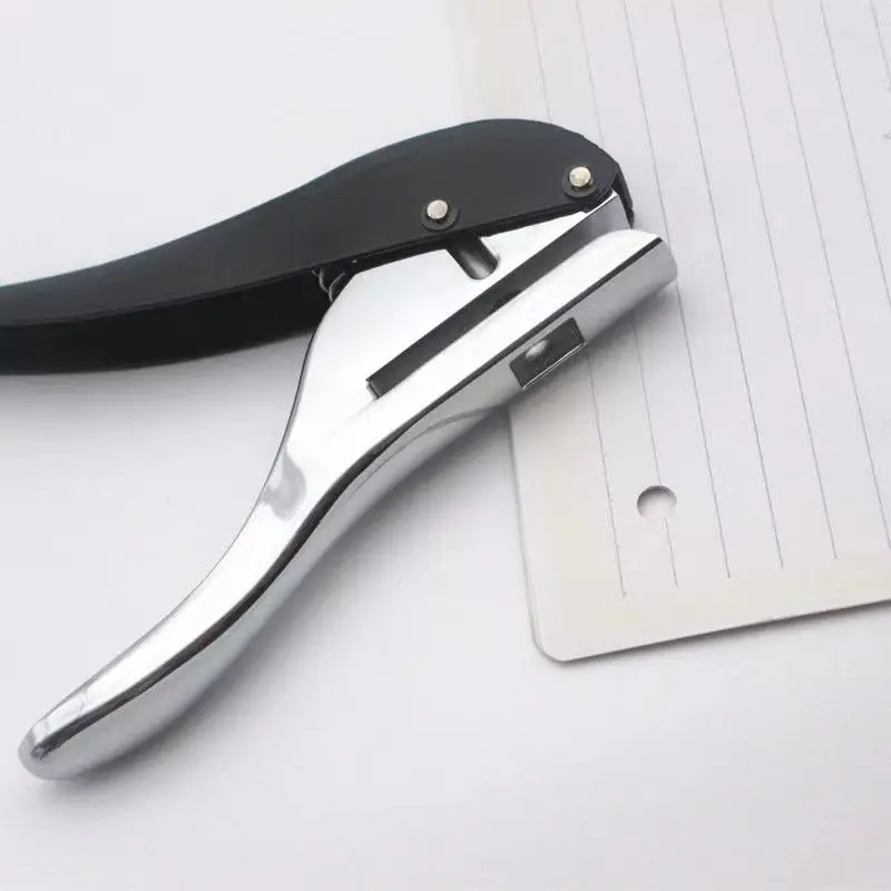 Heavy Duty Hole Puncher for Pro Use，Badge Hole Punch for Paper Crafts, Id Card, PVC Slot, Tag and Card Stock