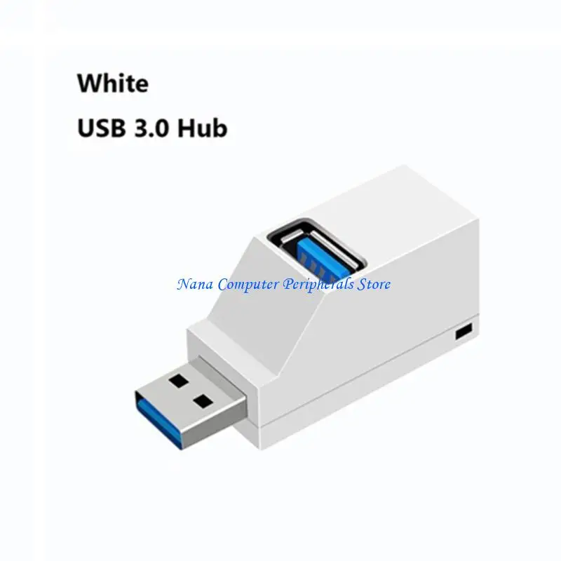 F68C 고속 USB 어댑터 USB 허브 스플리터가 3 포트로 장치 연결을 확장합니다.