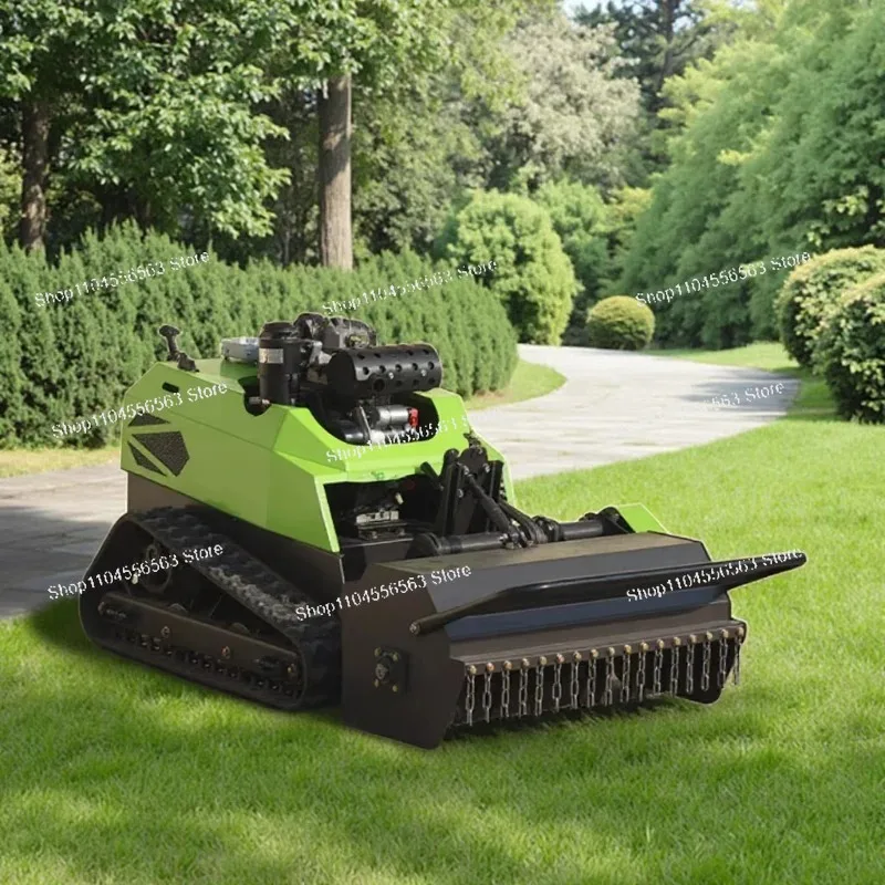 4-Stroke Remote Control Crawler Robot for Snow Plow Lawn Mower Agriculture Forestry Garden