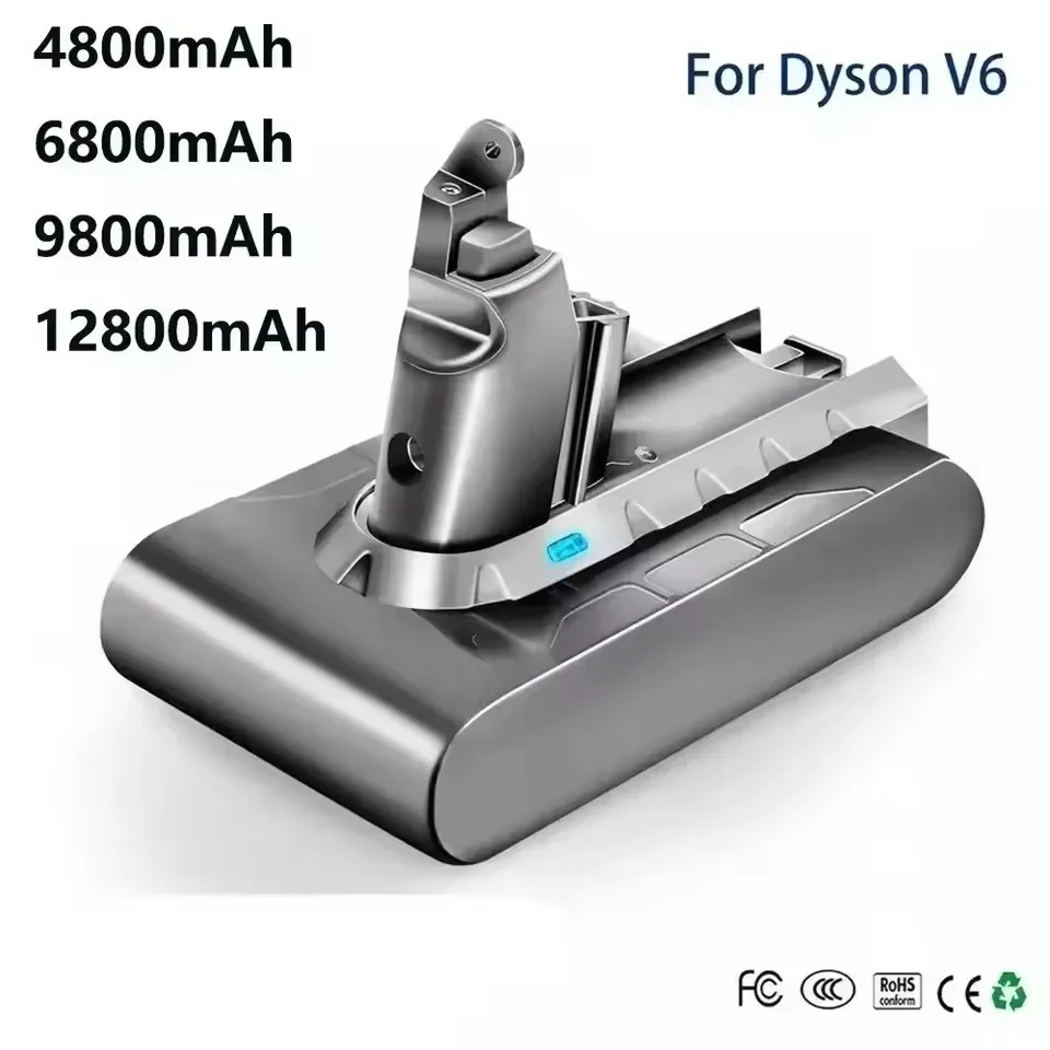 Applicable to Dyson V6 DC58 DC59 DC62 vacuum cleaner 21.6V 38000mAh lithium-ion battery
