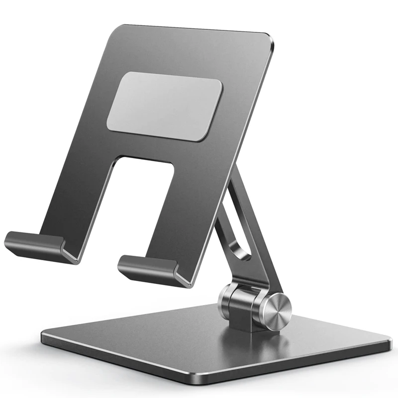 

1 PCS Aluminum Alloy Tablet Stand High Angle Adjustment Multifunctional Bookshelf Suitable For I Pad (Grey)