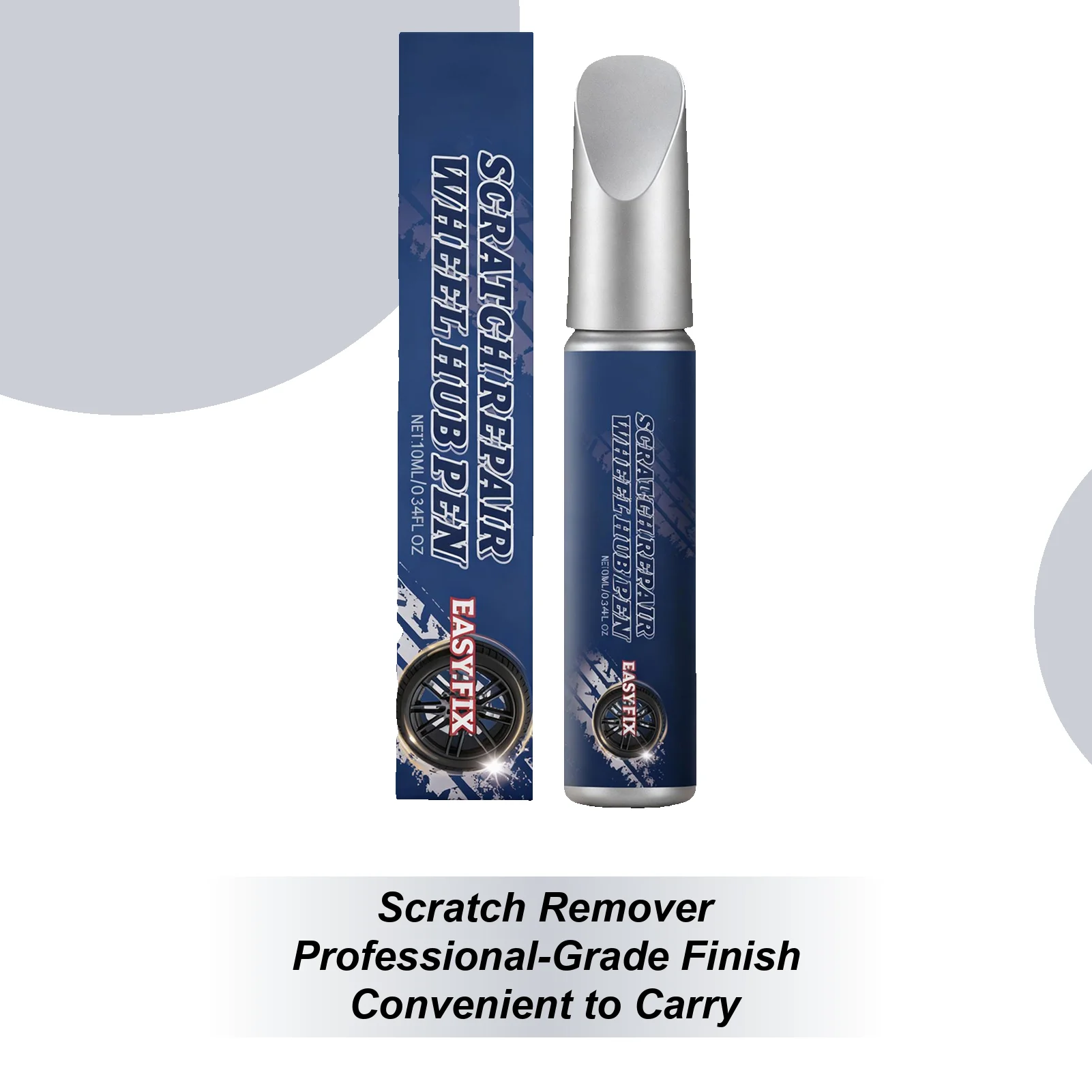 Wheel Paint 10ml Scratch Remover Precision Paint Pen Rim Scratch Remover For Home Garage Workshop Vehicle Minor Damage Upkeep