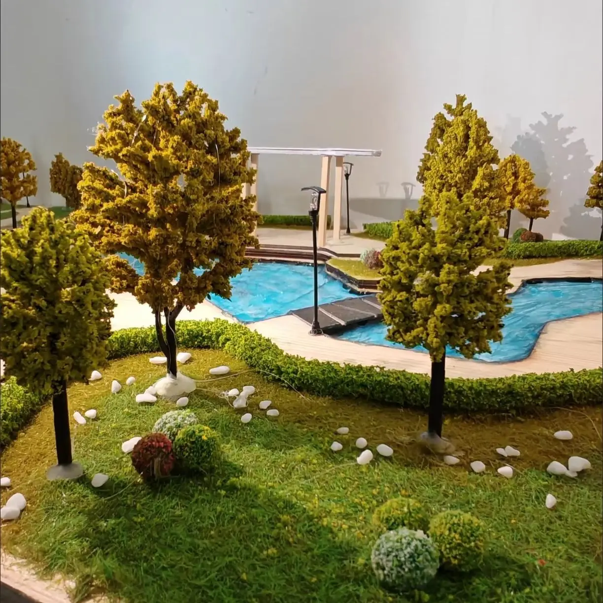 

14cm Height Model Car Street Road Trees Scenarios Dioramas DIY Construction Game Scene Biuld Diy